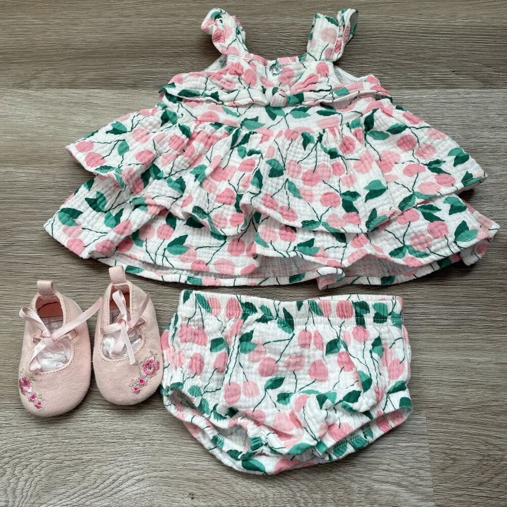 Cotton Baby Outfit 0-3mo